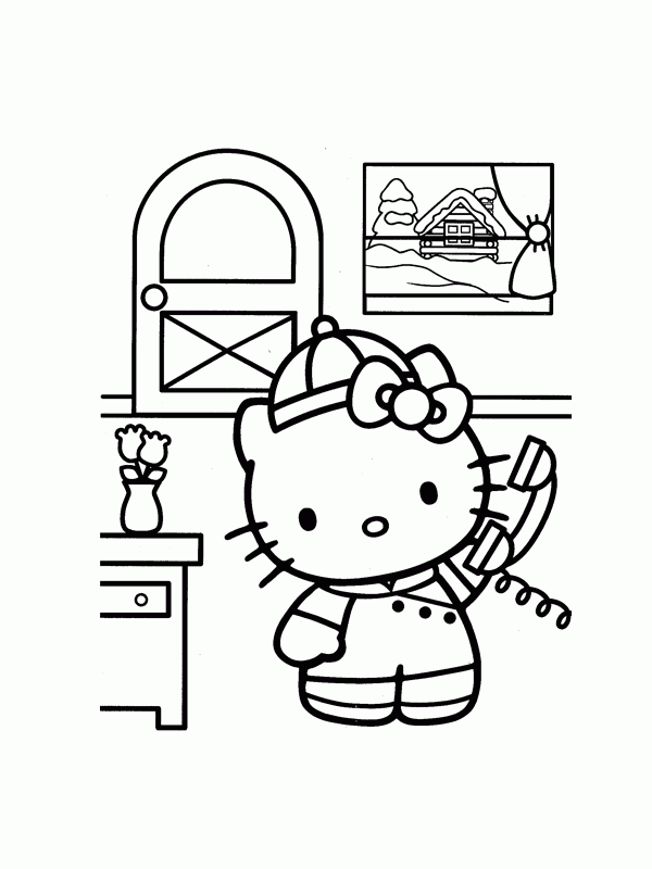 Hello Kitty kolorowanki